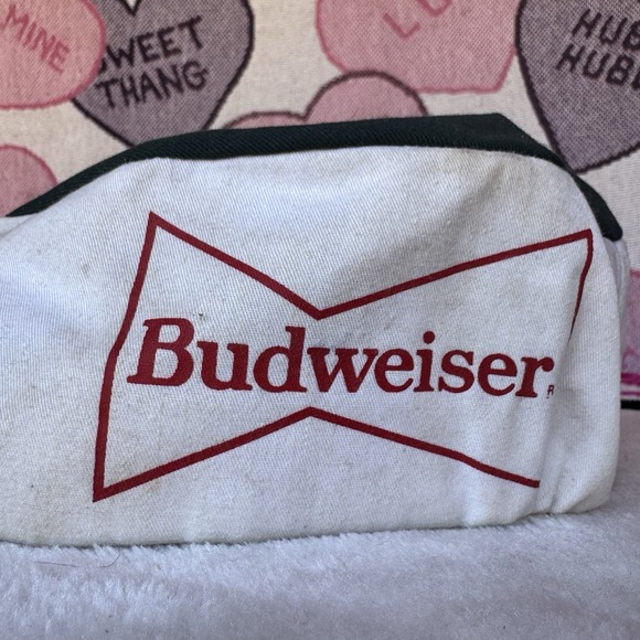 Vintage Oakland Athletics A's Hat Painters Cap Budweiser Made In USA Rare 80s - Picture 5 of 11